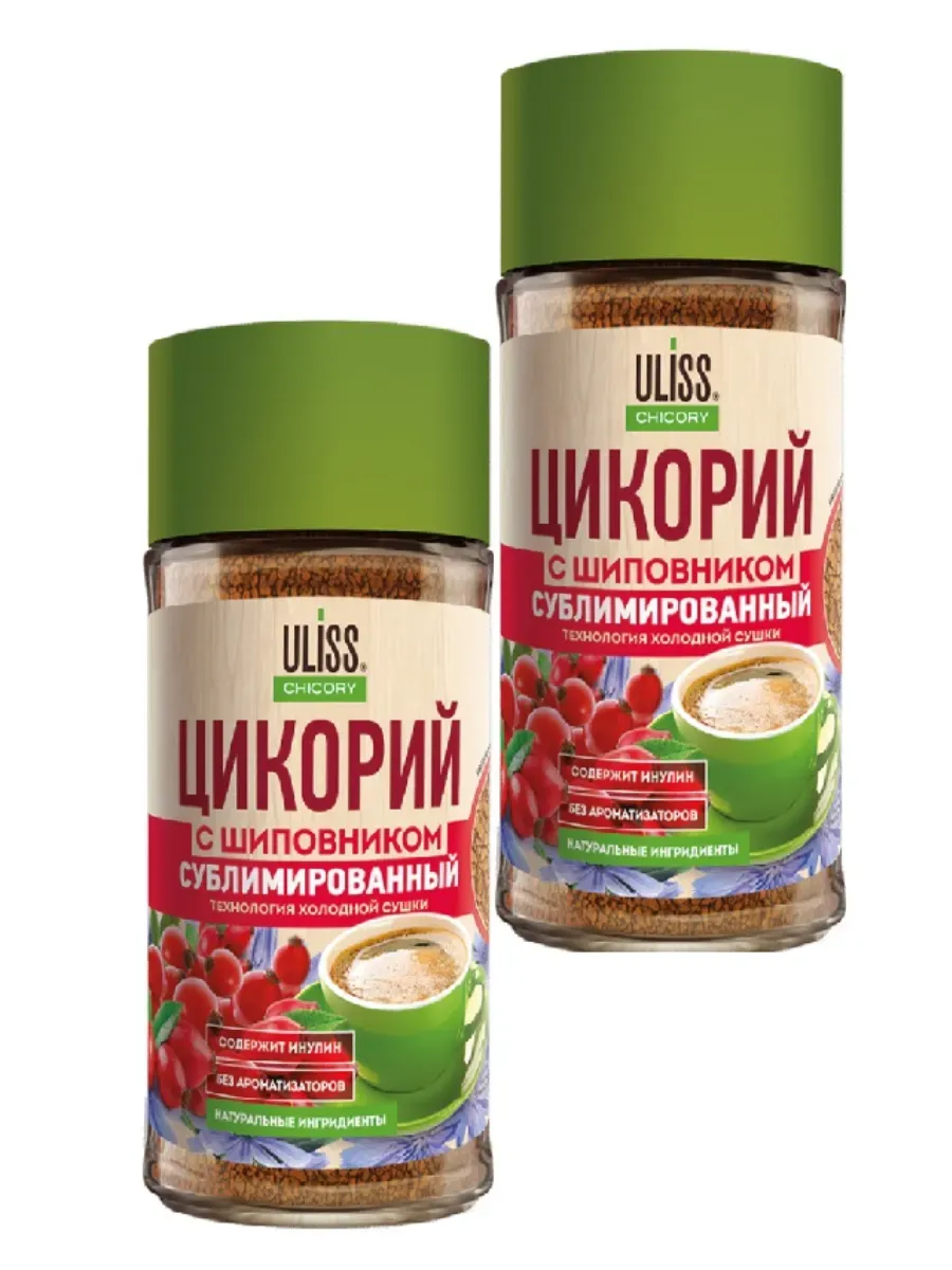 Цикорий сублимированный 85 г*2шт. c экстрактом шиповника