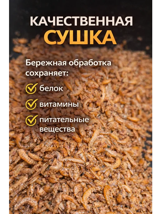 Гаммарус для черепах рептилий рыбок 50гр, 50 г, фото 5