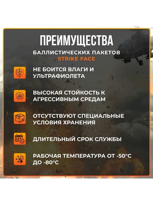 ТАКТИКА24 Баллистический пакет 25х30 Бр2 для бронежилета, 25x30, фото 3