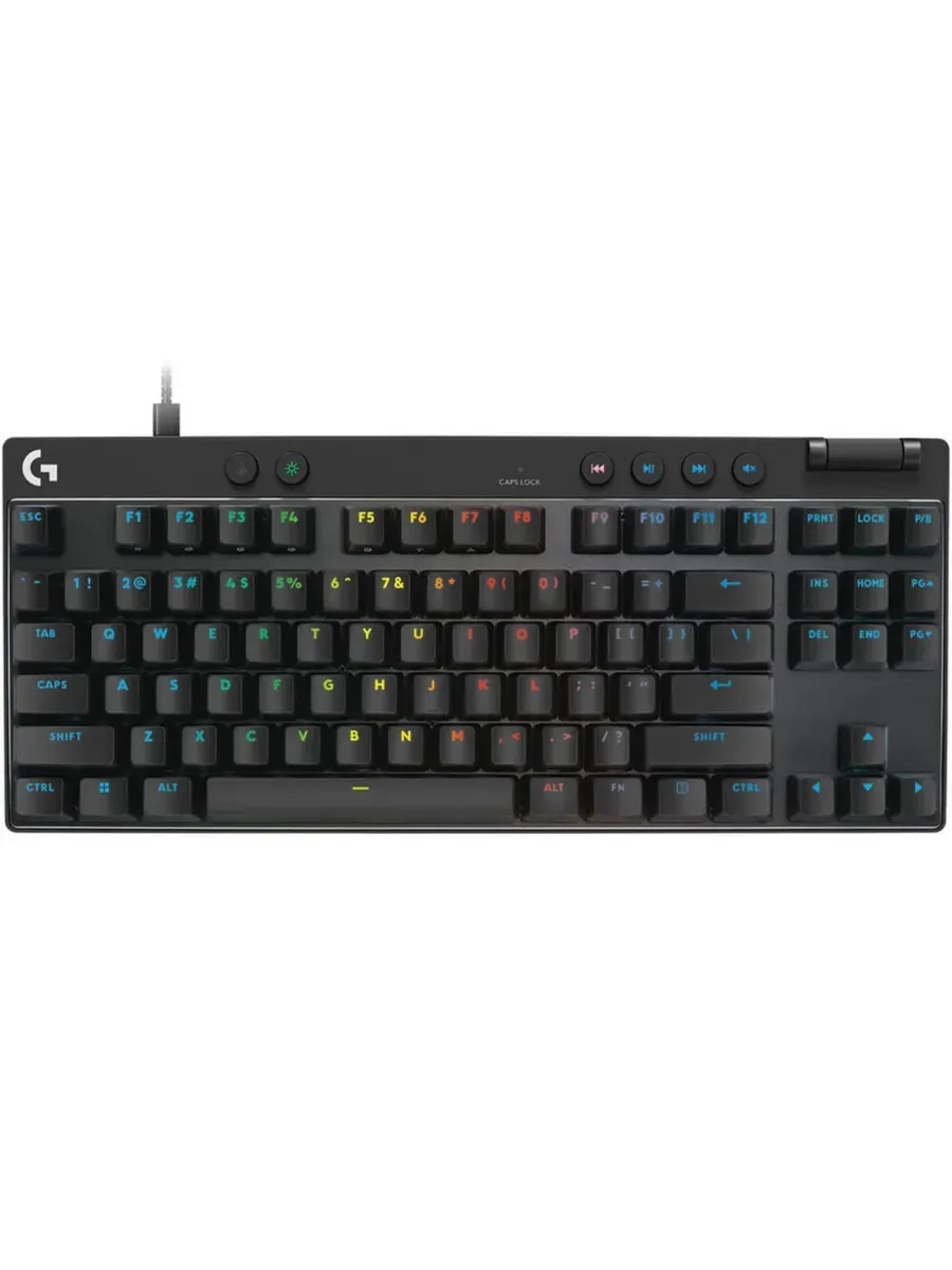 LOGITECH Клавиатура G Pro X TKL Wired Черный (920-013235)