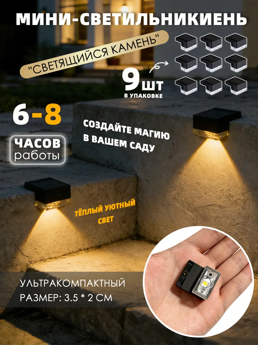 Садовый светильник на солнечной батарее