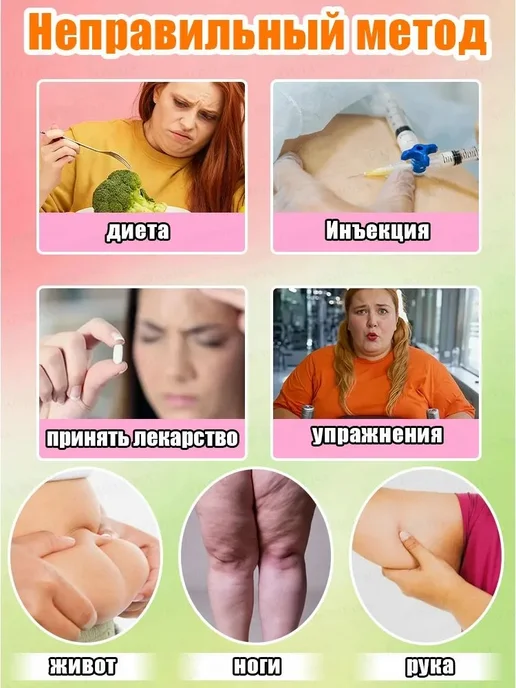 Пластырь для похудения на живот эффективный, 6 шт, фото 2