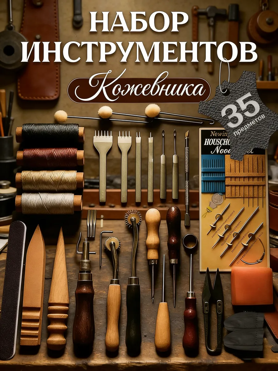 Набор инструментов кожевника 35