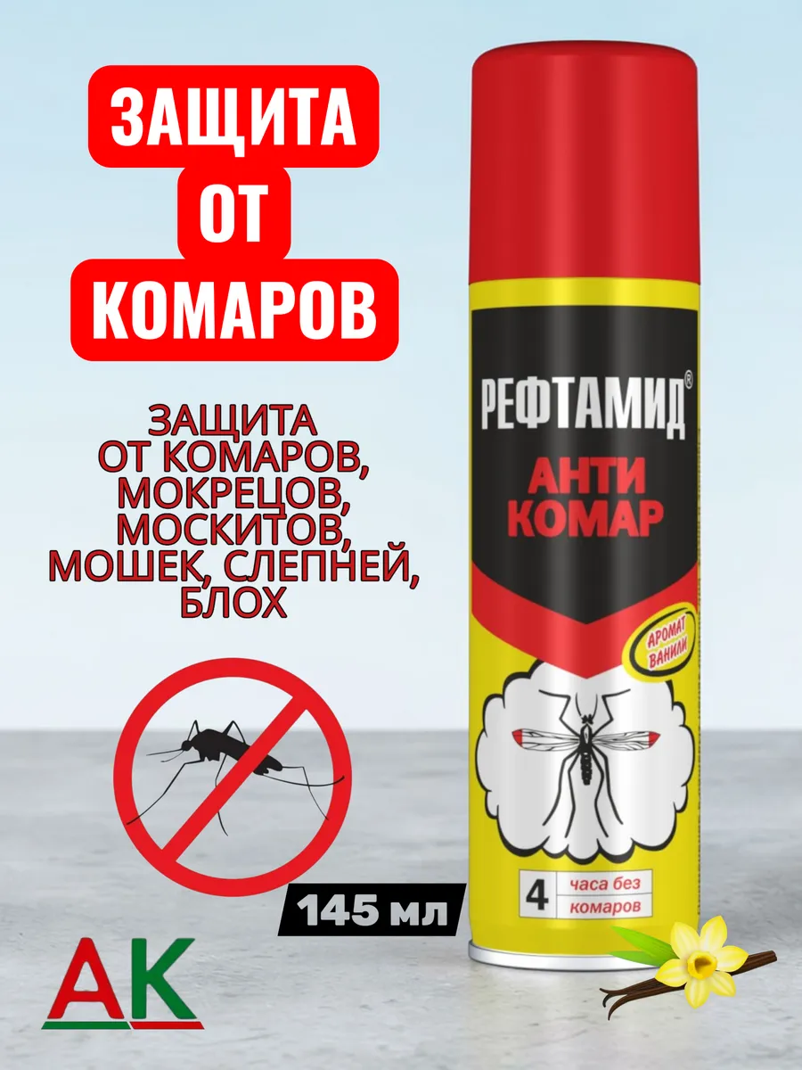Средство от комаров, мошек, блох