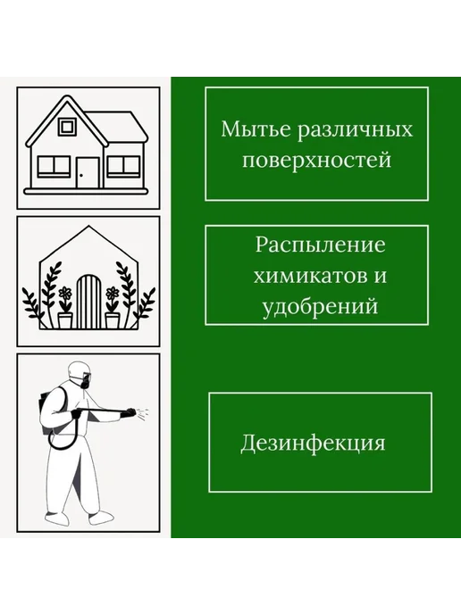 HUTER Опрыскиватель садовый аккумуляторный SP-2Li, 1,5 л, фото 2