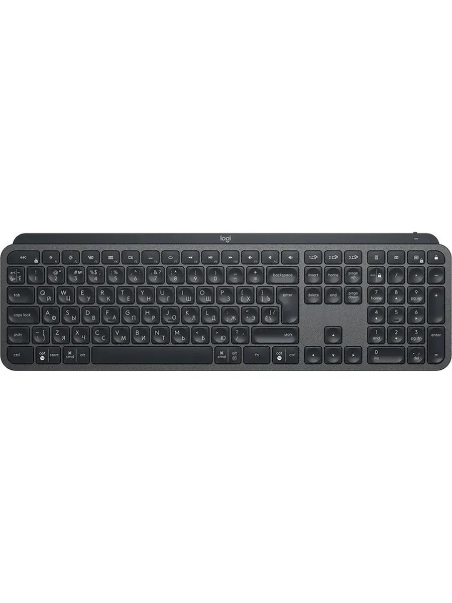 LOGITECH Клавиатура Wireless MX Keys Черный (920-009564)