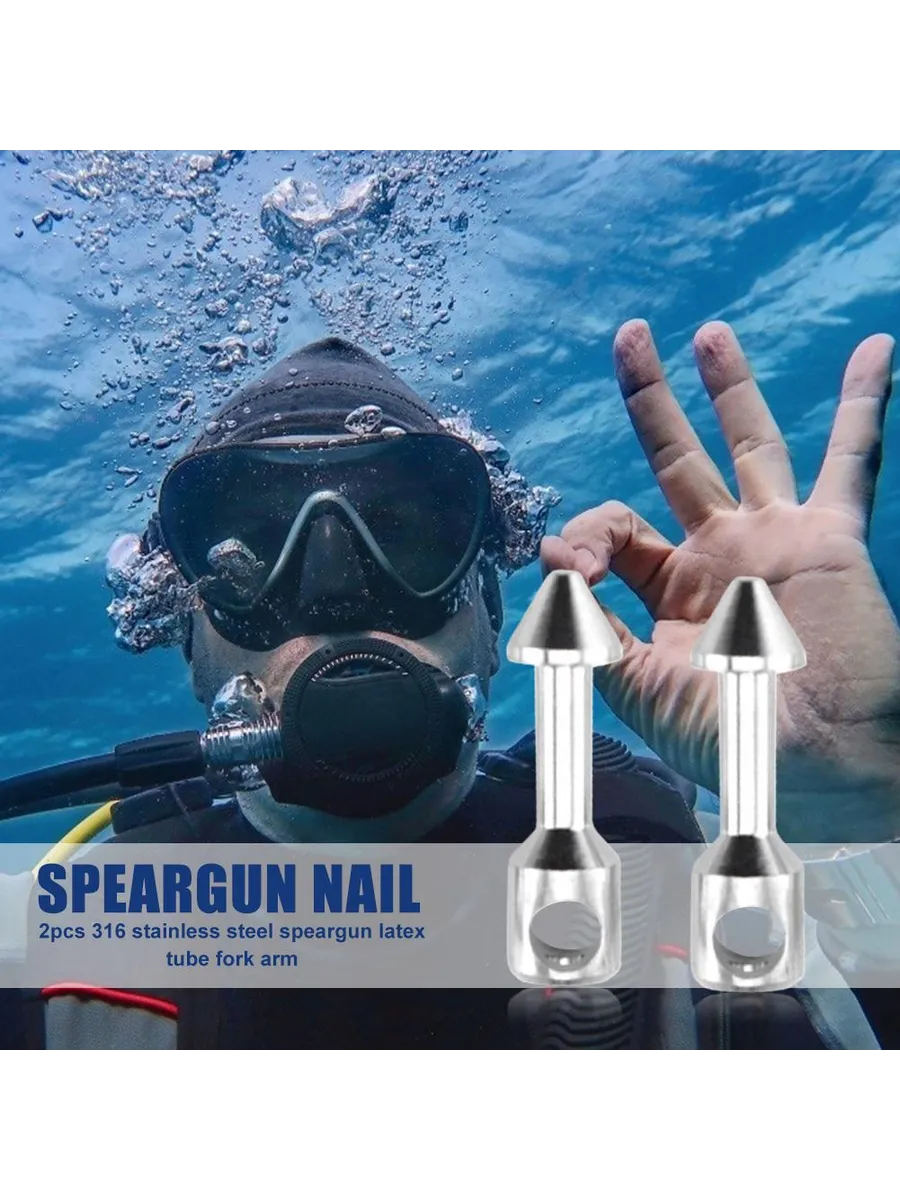 2шт. из нержавейки трезубец для Underwater для рыбалки