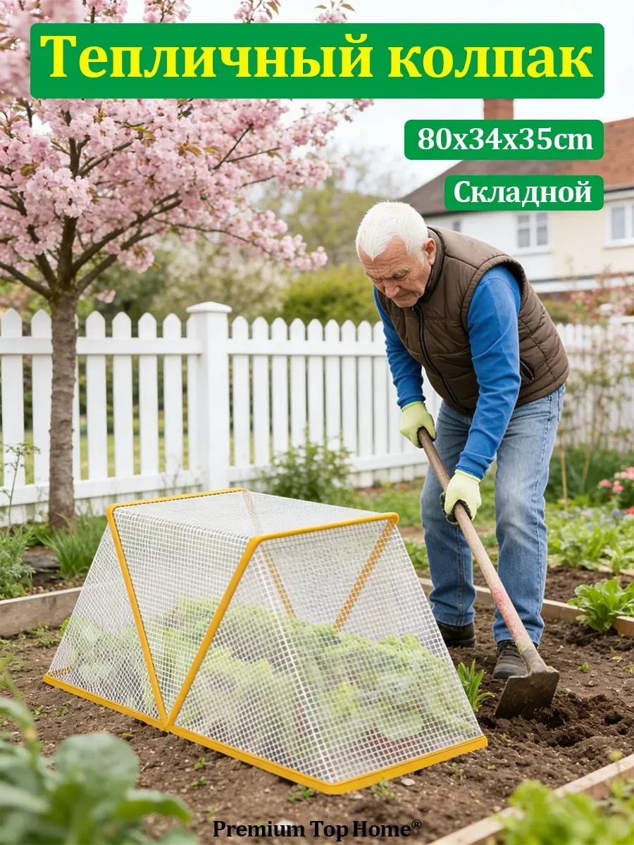 Теплица миниатюрная 80x34x35см