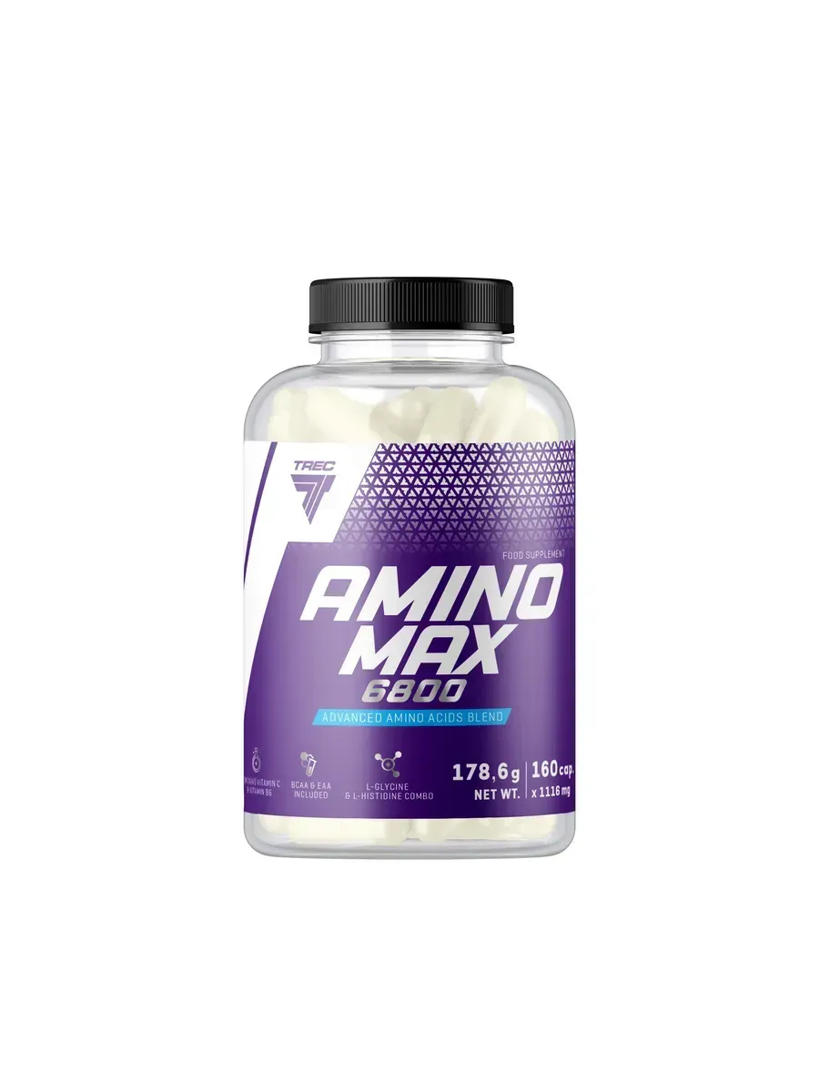 Аминокислоты комплексные Trec AMINO MAX 6800 160 капсул