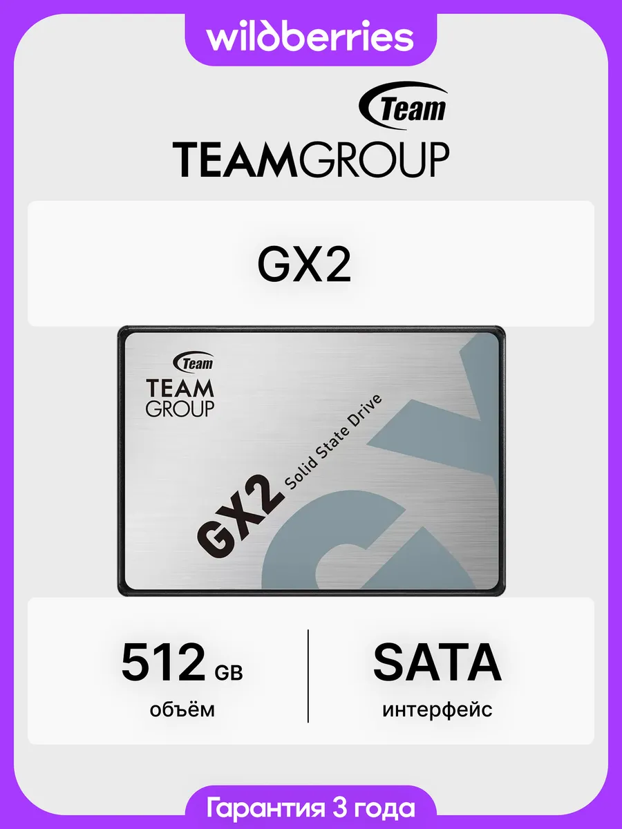 SSD GX2 512 ГБ 2.5 SATA (T253X2512G0C101)