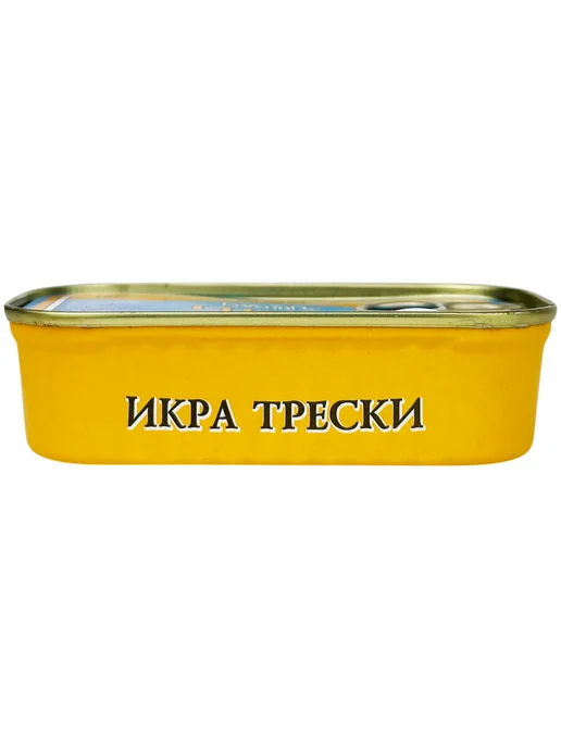 Баренц Рус Икра трески атлантической стерилизованная ГОСТ, 115 г - 2 шт, 115 г, 2 шт, фото 3