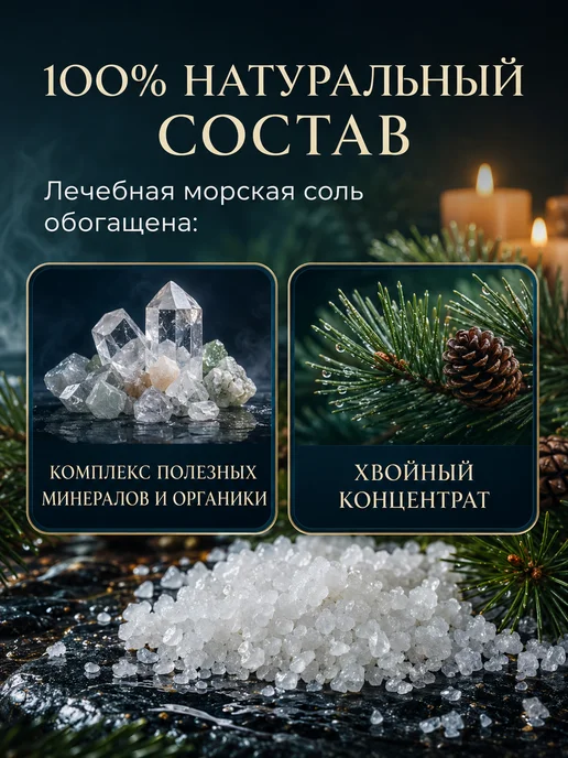 MEDICAL FORT Морская соль для ванн c хвойным концентратом 5 кг, 5 кг, фото 2