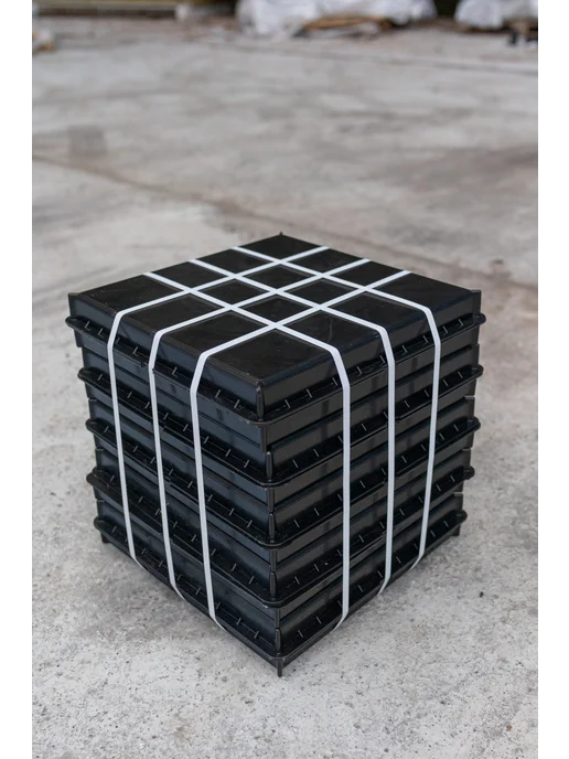 Profi-Plast Форма для тротуарной плитки 8 кирпичей 30х30х3 см, 30x30x3 см, фото 5