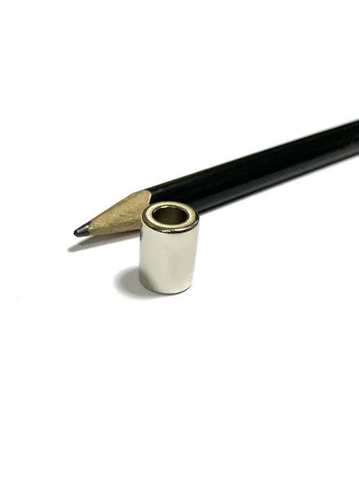MagElem Неодимовый магнит 9х5х12 мм кольцо - 4 штуки, 5x12 мм, фото 5