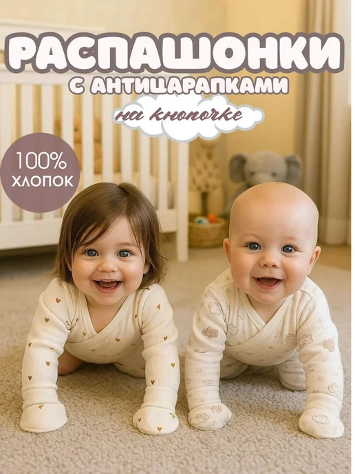 BABYWAY Распашонки для новорожденных, белый