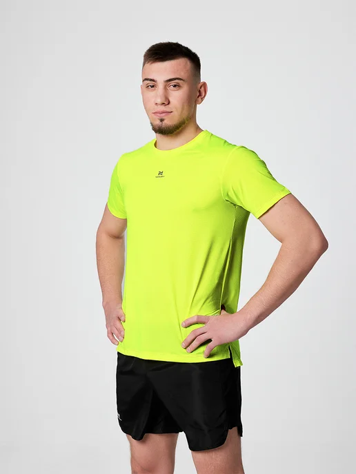 NORDSKI Футболка спортивная Light Neon Lemon, зеленый