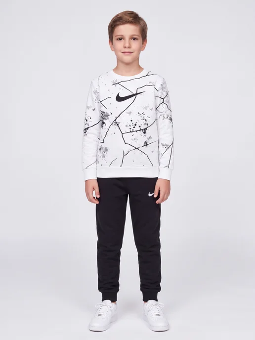 Starkids Спортивный костюм для мальчика подростка худи и штаны, черный, фото 4