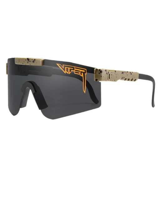 Rich & beauty Очки Viper для спорта с фиолетово-голубыми стеклами, черный, фото 5