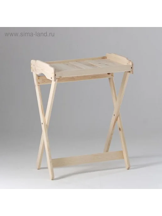 Практичный складной сервировочный столик из сосны, вариант, фото 4