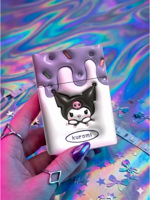 Портсигар Kuromi, фиолетовый