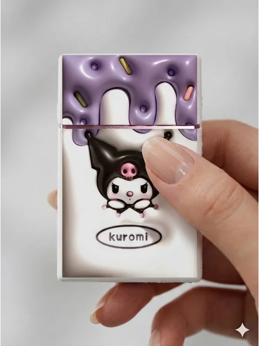 Портсигар Kuromi, фиолетовый, фото 7