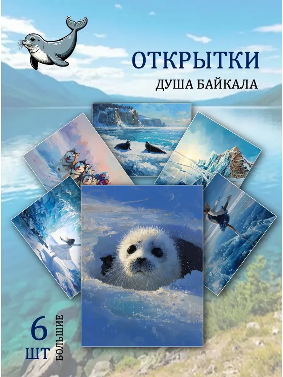 А6 открытки пейзажи Байкала