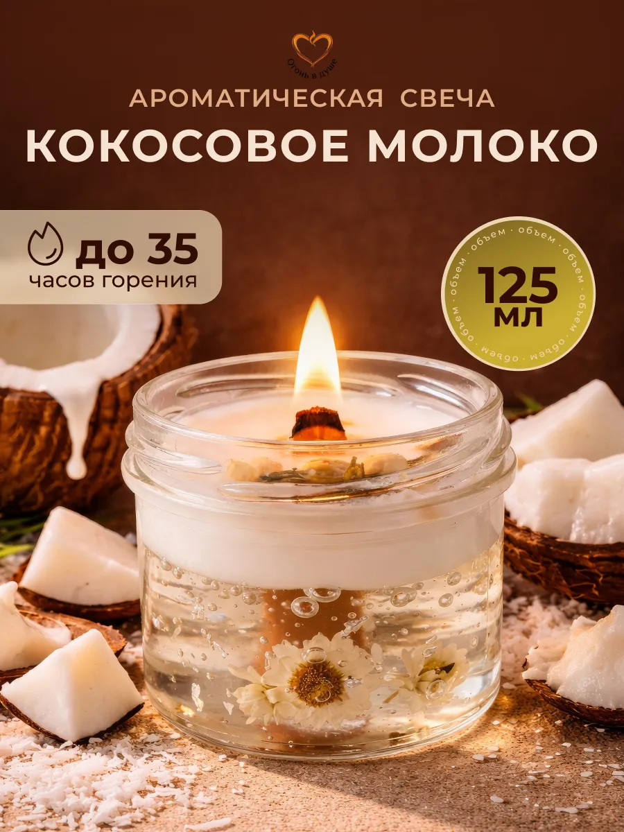 Свеча ароматическая подарочная для дома