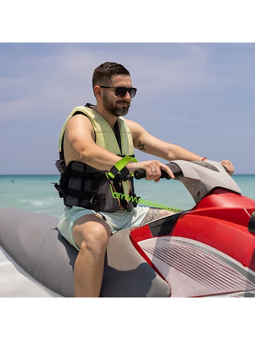 Яхтный выключатель с тросом и застежкой для YAMAHA (Зелёный), зеленый, фото 8