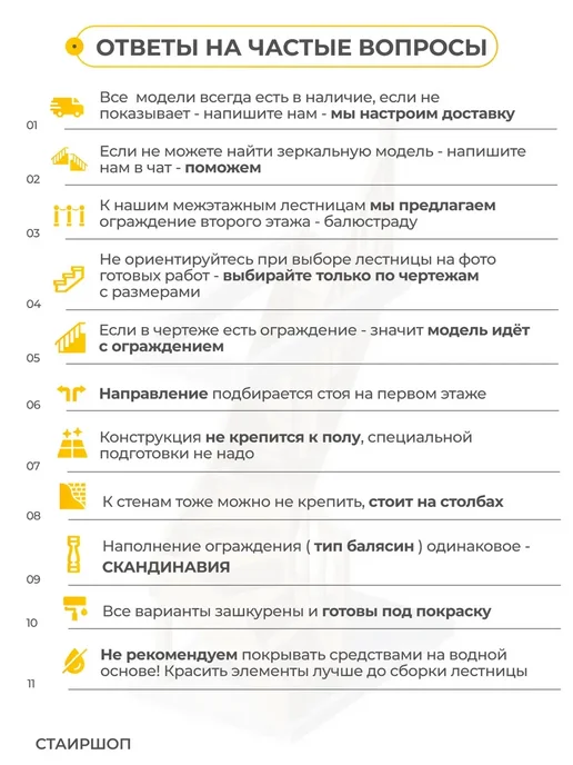 Лестница деревянная межэтажная проем 770х2080 мм (левая), 950x3030 мм, фото 8