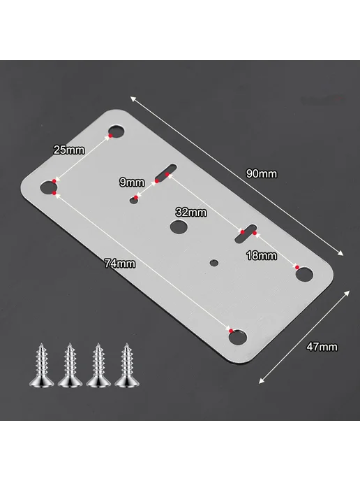 Мебельная петля из нержавеющей стали, 47×90 мм, 47x90 мм, фото 6