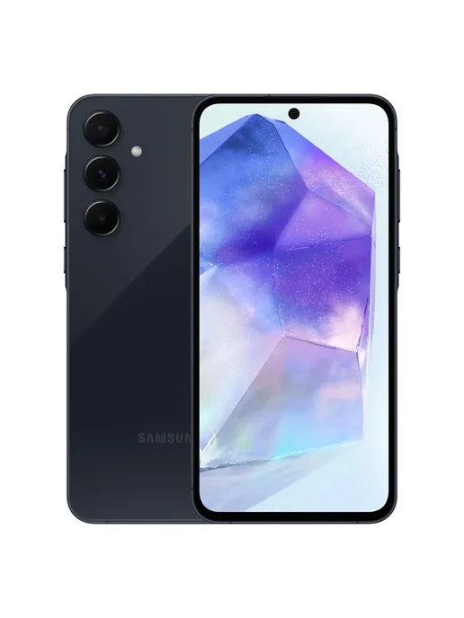 Смартфон Samsung A55 8/8 ГБ, голубой, фото 2