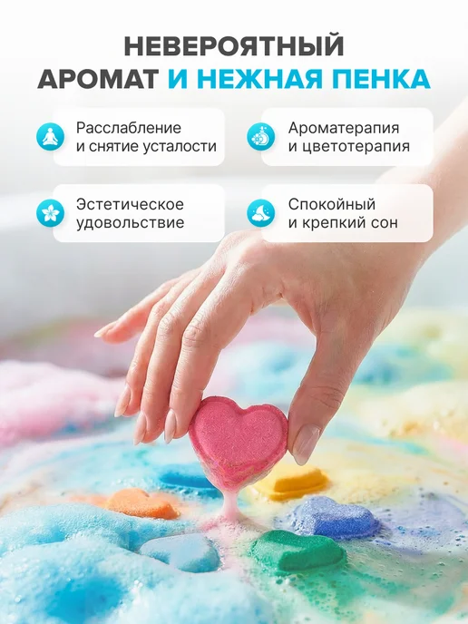 Bubble Krubble Мини бомбочки для ванны набор, голубой, фото 4