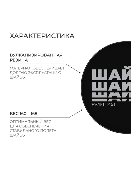 WINTER STAR Шайба хоккейная взрослая, вариант, фото 2