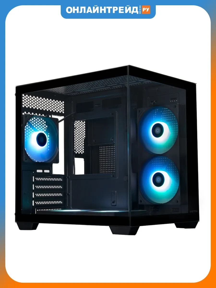 Компьютерный корпус QW400M 5ARGB-FC-C6-AC черный