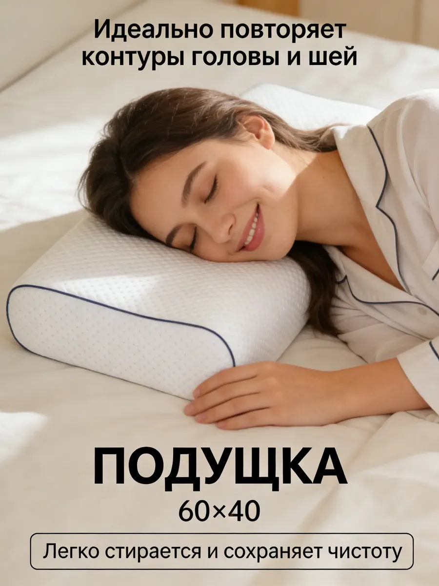 Ортопедическая подушка для50х70