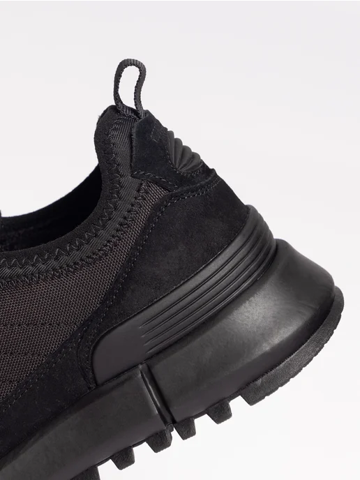OberShoes Кроссовки мужские осенние утепленные черные, черный, фото 5