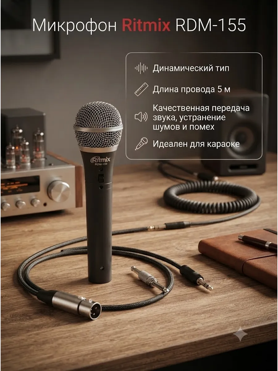 Микрофон проводной RDM-155