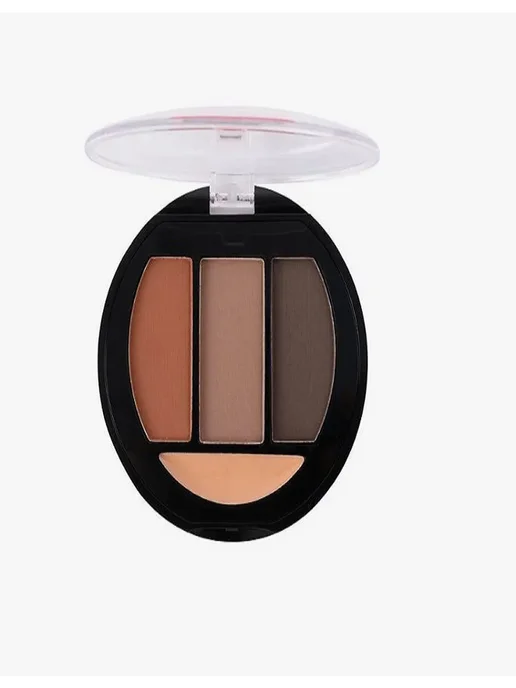FARRES cosmetics Набор для бровей 3 в 1 четыре цвета коричневый, коричневый, фото 2
