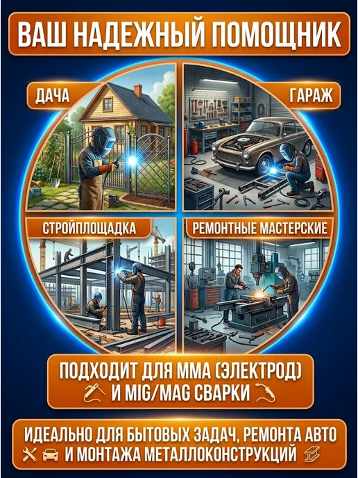 РЕСАНТА Маска для сварщика хамелеон МС-6, вариант, фото 8