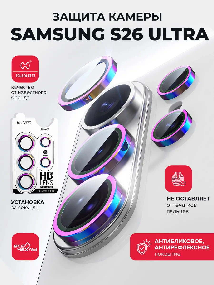 Защитные стекла для камер Samsung S26 Ultra