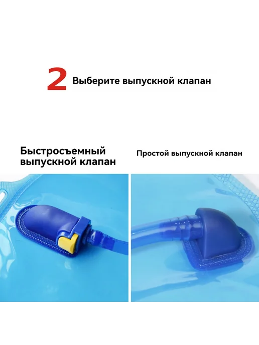 Водяной мешок Синий 1L, синий, фото 2