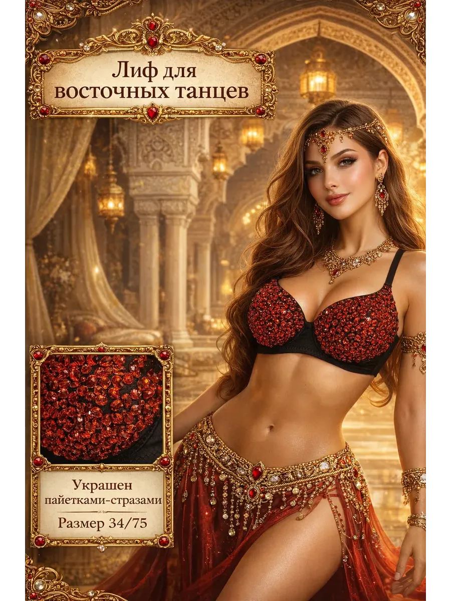 Лиф для восточных танцев