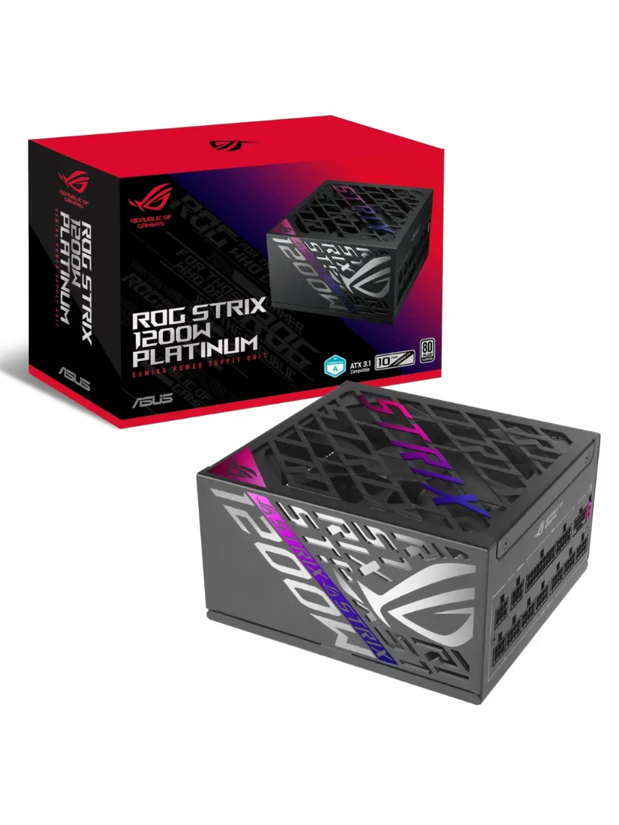 Блок питания ROG Strix 1200 Вт, ATX 3.1, черный
