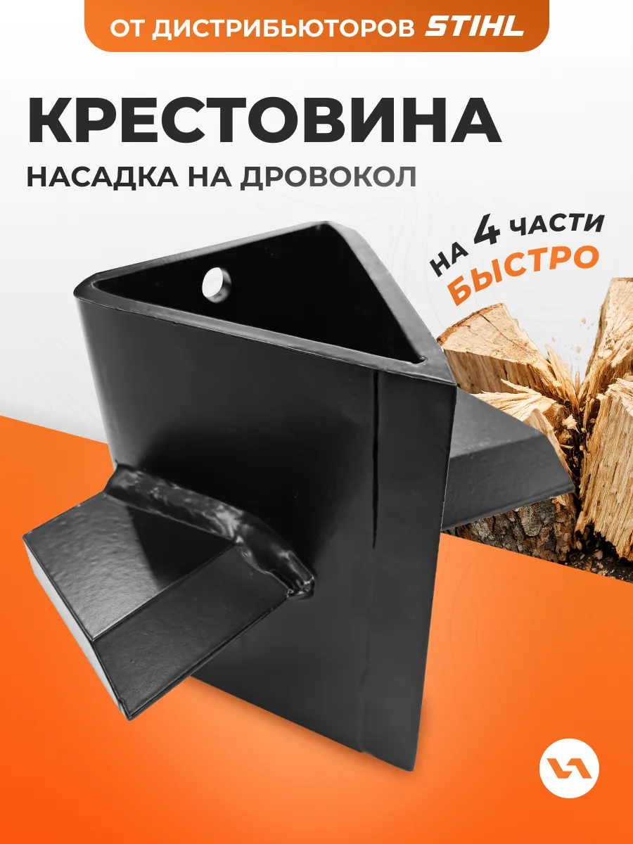 Насадка на дровокол на 4 части