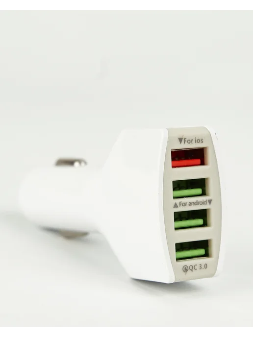 Зарядное устройство разветвитель прикуривателя 4 USB, вариант