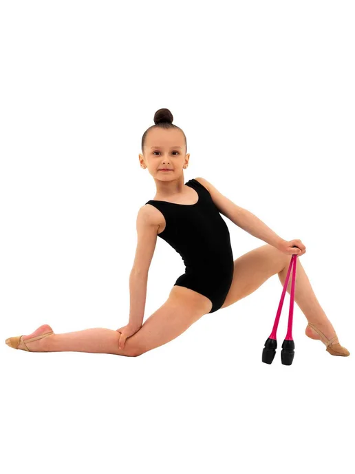 Grace Dance Булавы гимнастические вставляющиеся 36 см розовые, розовый, фото 5