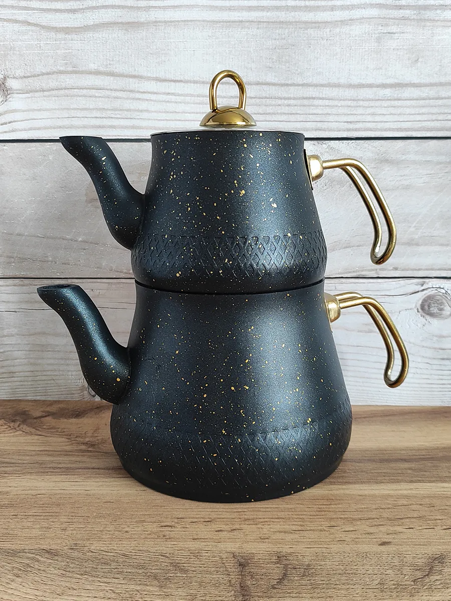 Granit Çift Katlı Çaydanlık, 3 L, Türkiye 2