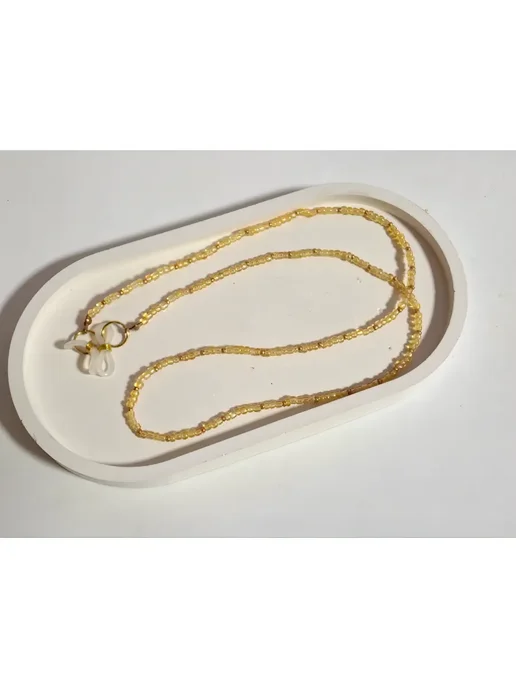 Цепочка для очков из бисера, держатель - 1 шт, 1 шт, фото 3