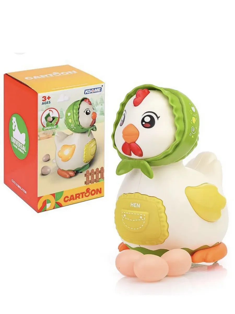 Интерактивная игрушка «Курочка-несушка» с яйцами
