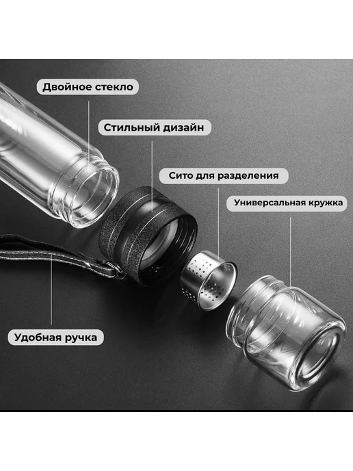 Термокружка бежевый 0.5 л, 0,5 л, фото 5